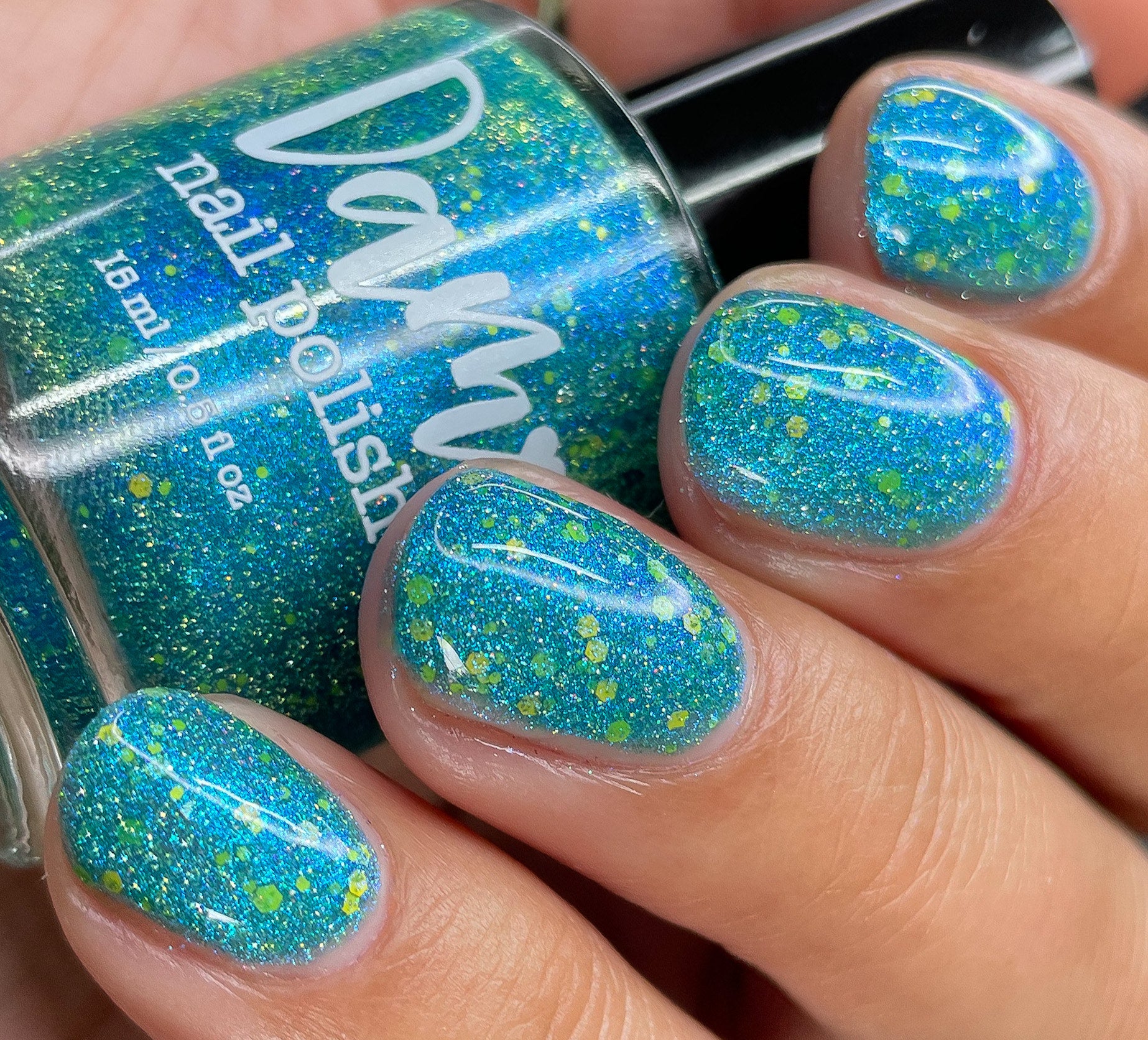 Naomi - Blue Reflective Nail Polish - Survivor Series - Dam Nail Polish