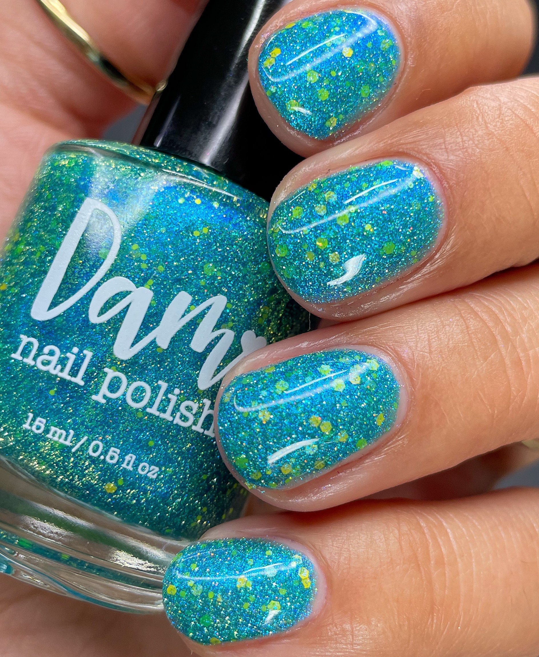 Naomi - Blue Reflective Nail Polish - Survivor Series - Dam Nail Polish