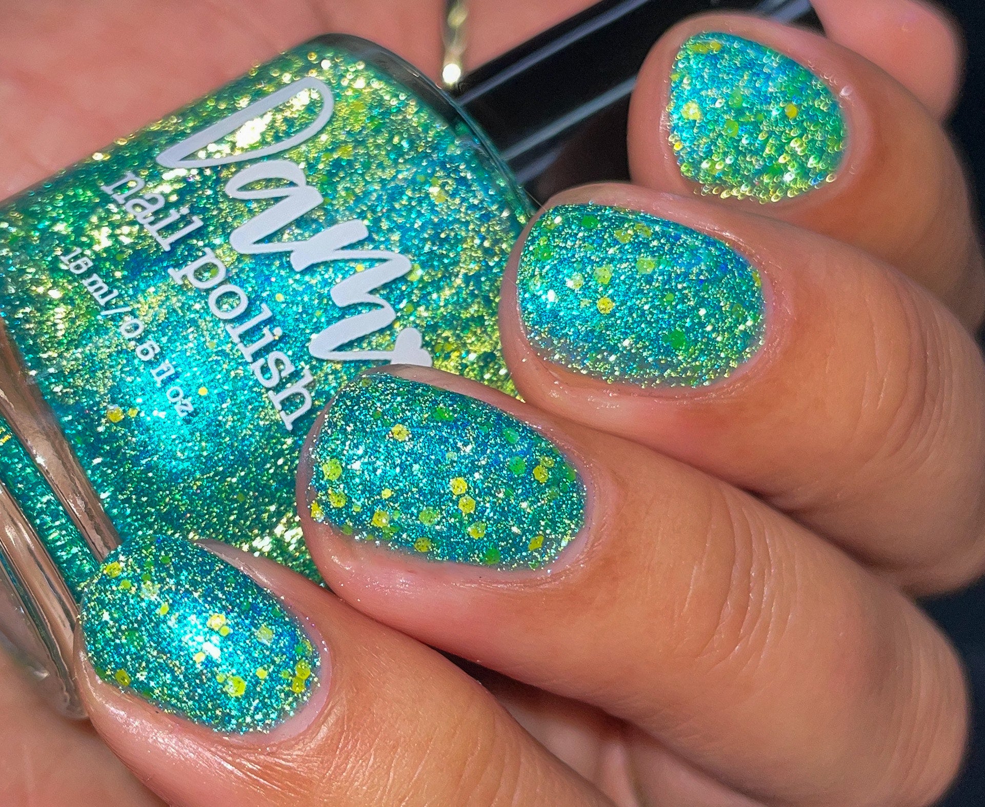 Naomi - Blue Reflective Nail Polish - Survivor Series - Dam Nail Polish