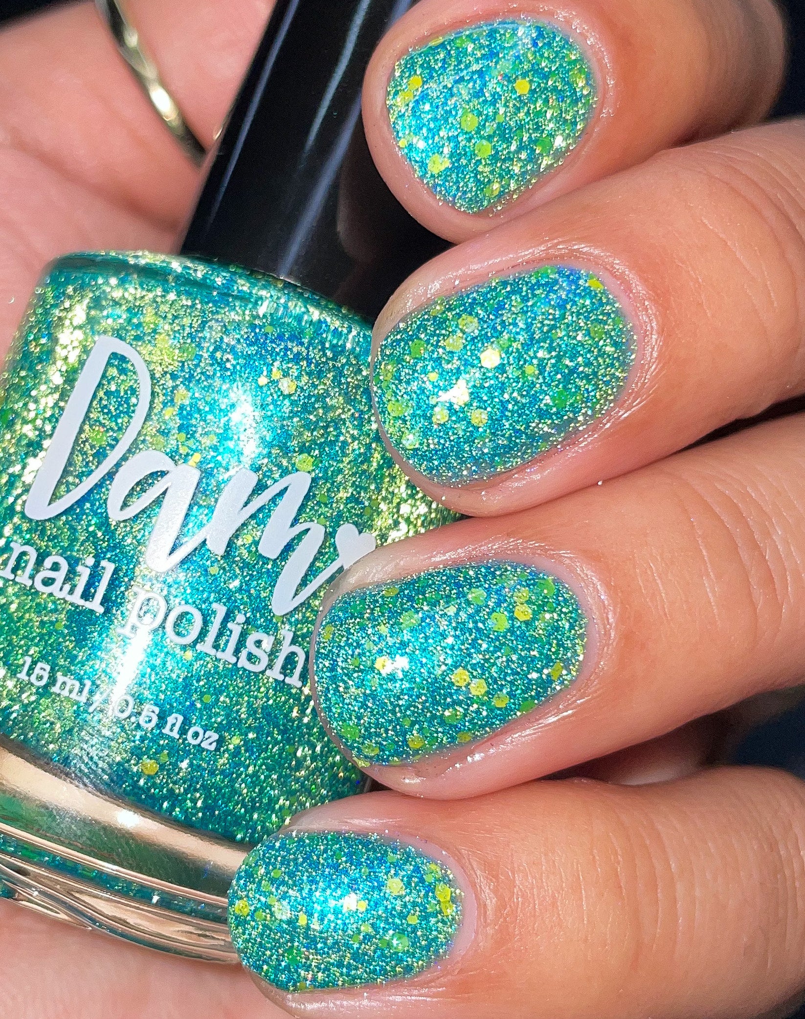 Naomi - Blue Reflective Nail Polish - Survivor Series - Dam Nail Polish