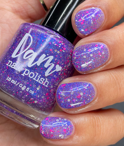 Veronica - Purple Reflective Nail Polish - Survivor Series