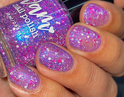 Veronica - Purple Reflective Nail Polish - Survivor Series