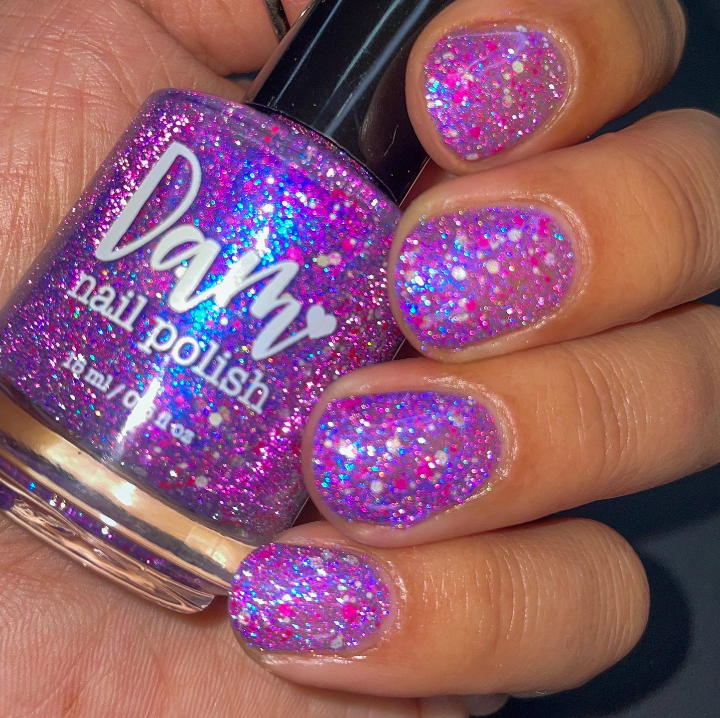 Veronica - Purple Reflective Nail Polish - Survivor Series