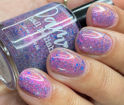 Amy - Pink Reflective Nail Polish - Survivor Series