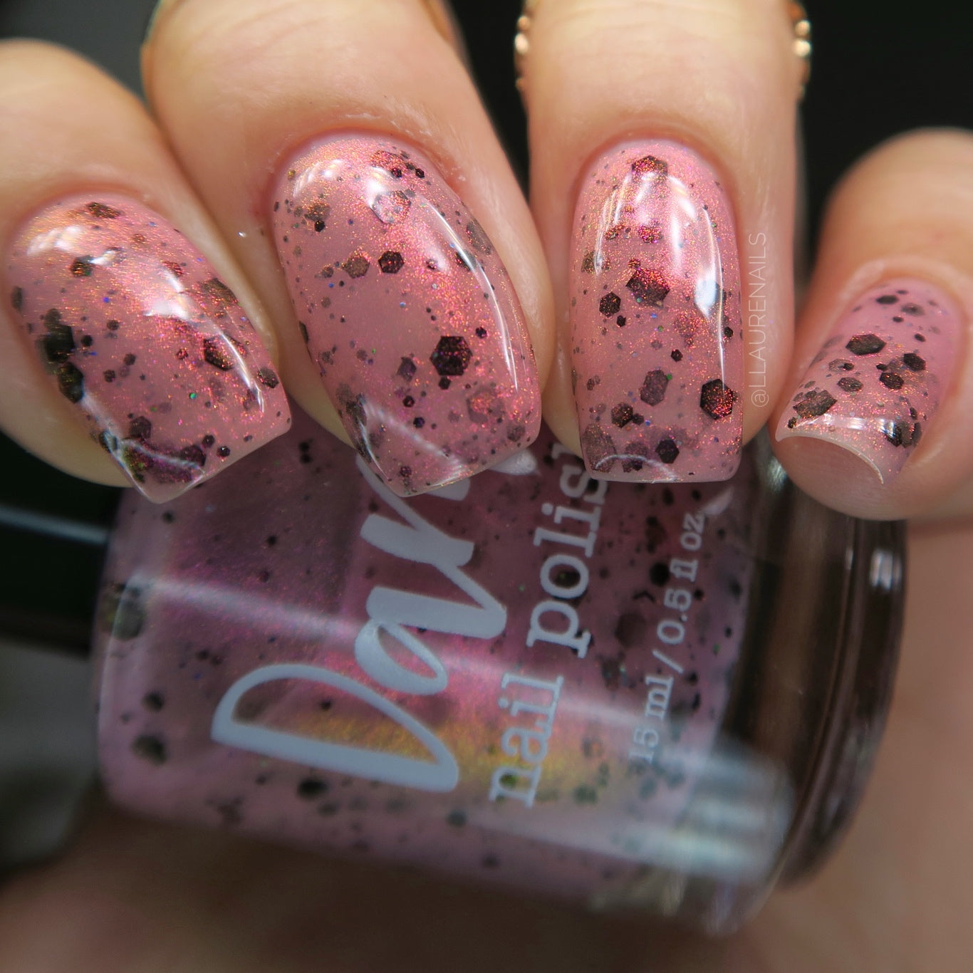 Love Boba Berry Much - Pink Crelly Nail Polish - Boba Collection - Dam Nail Polish