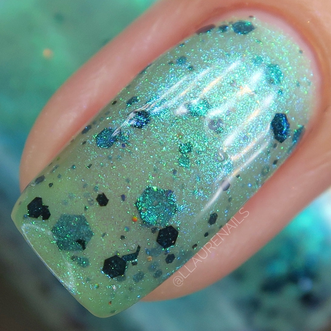 Matcha Made in Heaven - Light Green Crelly Nail Polish - Boba Collection - Dam Nail Polish
