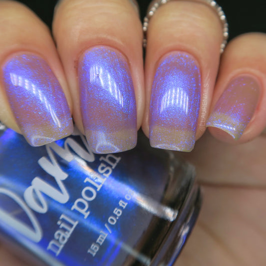 COMING SOON! 5/2 PRE ORDER: Motherf*cking Purple Saber - Blurple Shimmer Nail Polish - Trust the Shimmer Collection - Ships in ~5 weeks - Dam Nail Polish