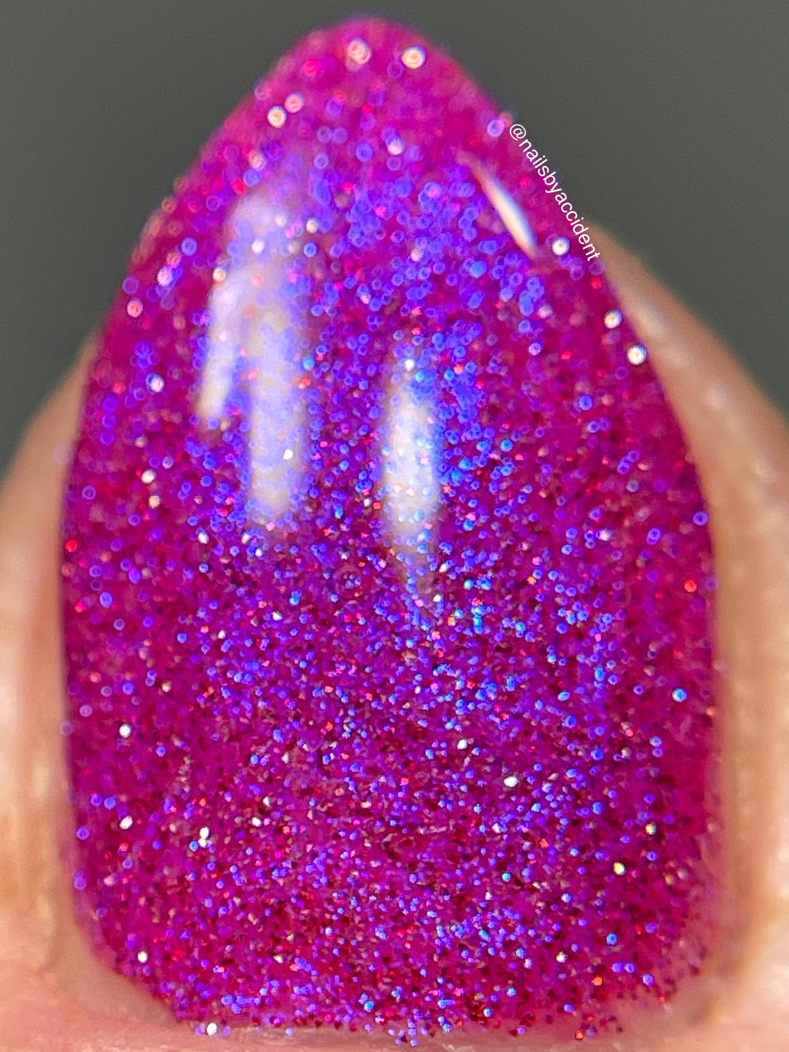 The Windy City - Pink Reflective Nail Polish - Glitter Nail Polish - PBE Exclusive - Dam Nail Polish