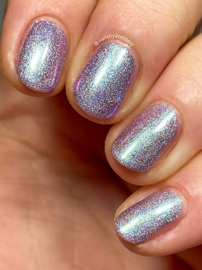 Best May Ever - Purple Holographic Shimmer Nail Polish - May 2023 Polish of the Month