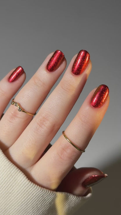 Don't Disturb the Damned - Red Nail Polish - Multichrome Nail Polish - Ghostly Collection - Halloween 2025