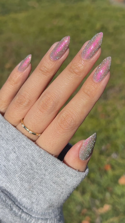 Shall We Have A Seance? - Gray Nail Polish - Reflective Nail Polish - Ghostly Collection - Halloween 2025