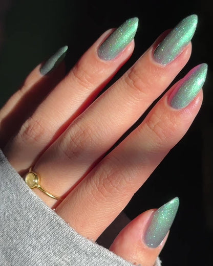 Somebody Sage Me - Gray Nail Polish - Shimmer Nail Polish - Ghostly Collection - Halloween 2025
