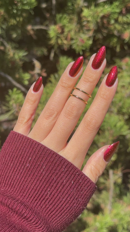 Don't Disturb the Damned - Red Nail Polish - Multichrome Nail Polish - Ghostly Collection - Halloween 2025