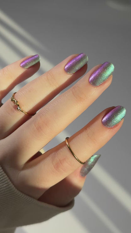 Somebody Sage Me - Gray Nail Polish - Shimmer Nail Polish - Ghostly Collection - Halloween 2025