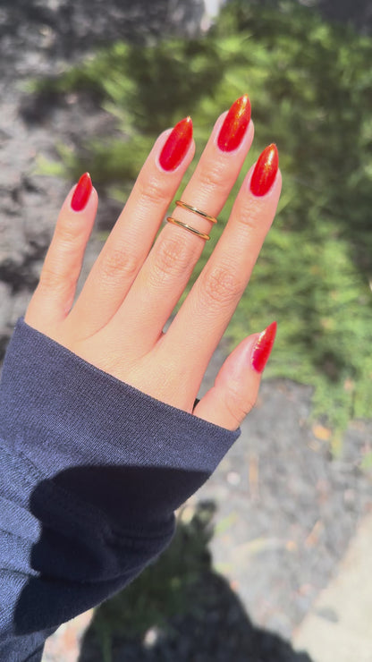 Dani Cali - Red Shimmer Nail Polish - Bonus Track Collection