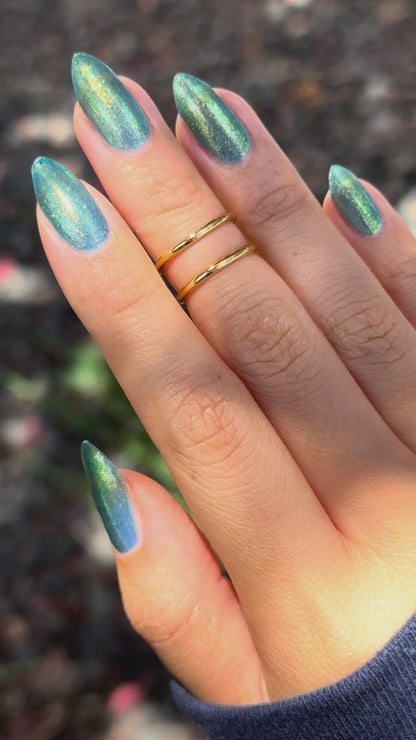 Sabotage - Blue Shimmer Nail Polish - Bonus Track Collection