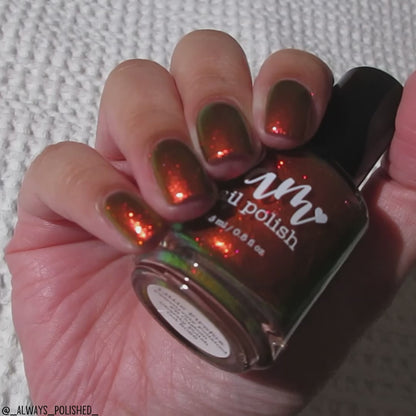 COMING SOON 10/9: Little Firefox - Brown Nail Polish - Shimmer Nail Polish - Pawsitively Polished Facebook Group Exclusive 2026