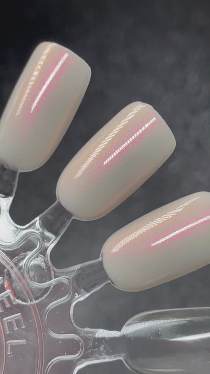 Shiba Scream - White Nail Polish - Shimmer Nail Polish - Midwest Shiba Inu Rescue Charity Polish