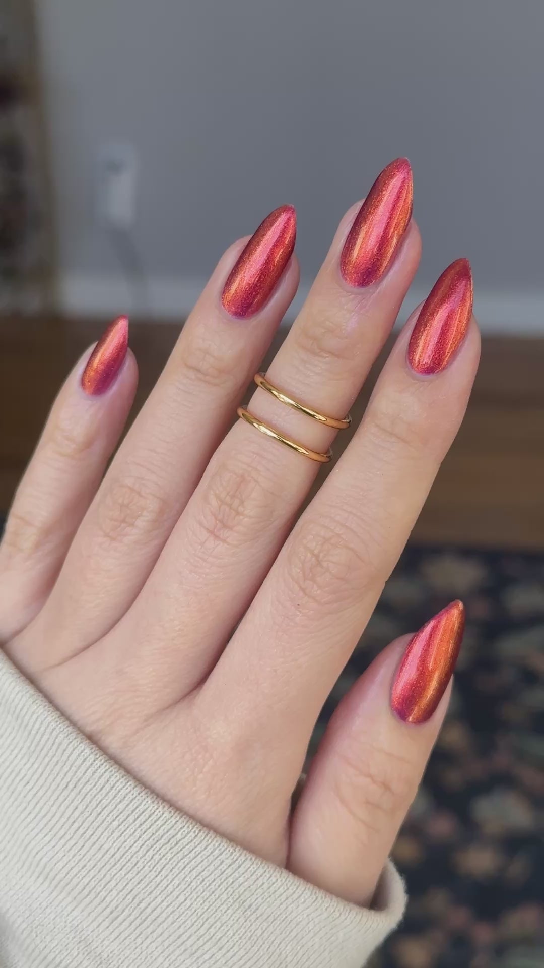 Year of the Horse - Purple Shimmer Nail Polish - Lunar New Year