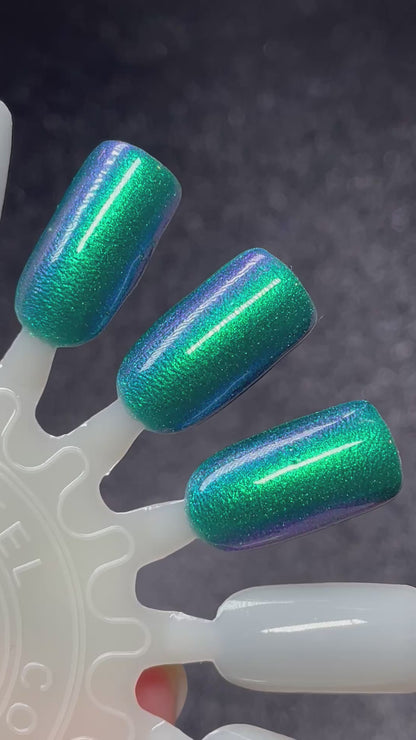 Enchanté  - Green Nail Polish - Shimmer Nail Polish