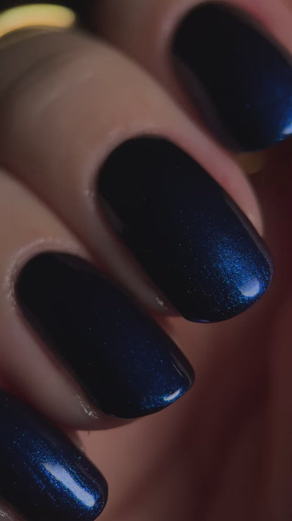 COMING SOON 10/9: Thunderbolt - Black Nail Polish - Shimmer Nail Polish - Polished Jewel Society Facebook Group Exclusive 2026