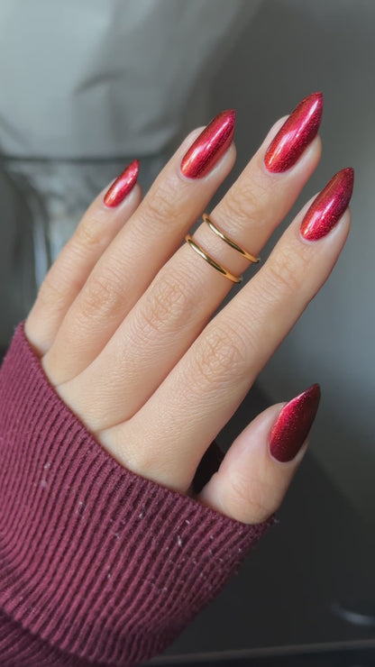 Don't Disturb the Damned - Red Nail Polish - Multichrome Nail Polish - Ghostly Collection - Halloween 2025