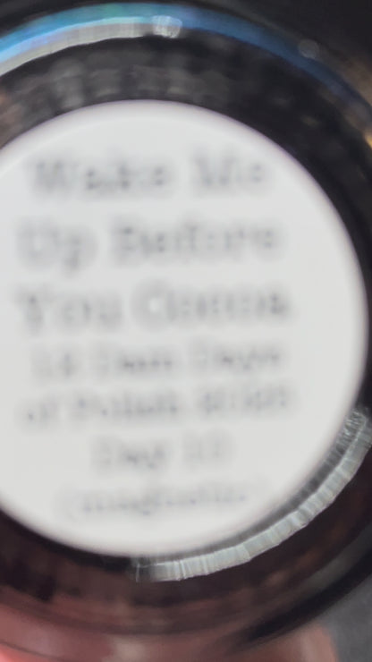 COMING SOON 2/27 NOON ET! PRE ORDER: Wake Me Up Before You Cocoa - Black Nail Polish - Magnetic Nail Polish - 12 Dam Days of Polish 2025 - Turnaround time ~5 weeks