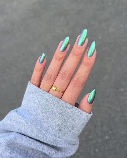 Somebody Sage Me - Gray Nail Polish - Shimmer Nail Polish - Ghostly Collection - Halloween 2025