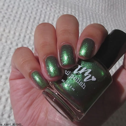 COMING SOON 10/9: Turtley Worth It - Green Nail Polish - Shimmer Nail Polish - Pawsitively Polished Facebook Group Exclusive 2026