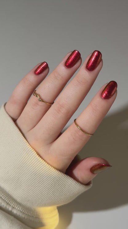 Don't Disturb the Damned - Red Nail Polish - Multichrome Nail Polish - Ghostly Collection - Halloween 2025