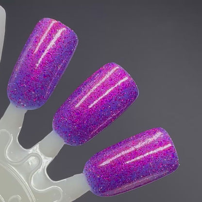 Please Don't Feed the Fears - Purple Nail Polish - Reflective Glitter Nail Polish - Polish of the Month - June 2026