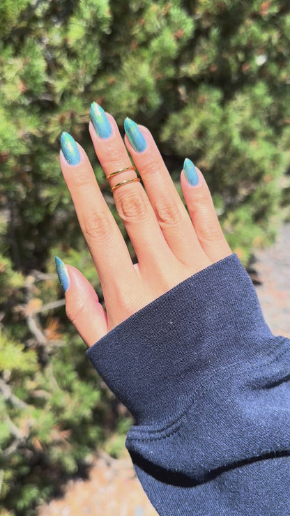 Sabotage - Blue Shimmer Nail Polish - Bonus Track Collection