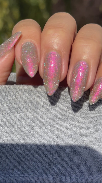 Shall We Have A Seance? - Gray Nail Polish - Reflective Nail Polish - Ghostly Collection - Halloween 2025