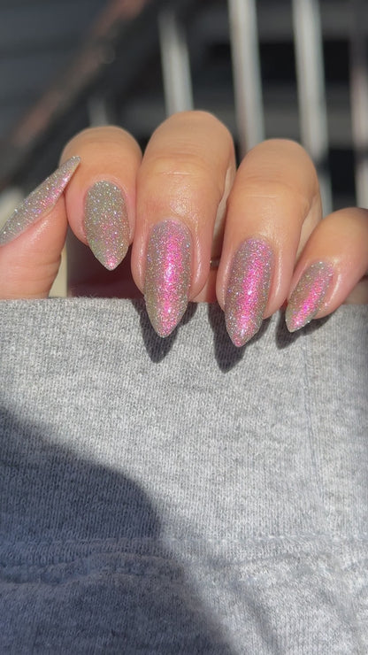 Shall We Have A Seance? - Gray Nail Polish - Reflective Nail Polish - Ghostly Collection - Halloween 2025