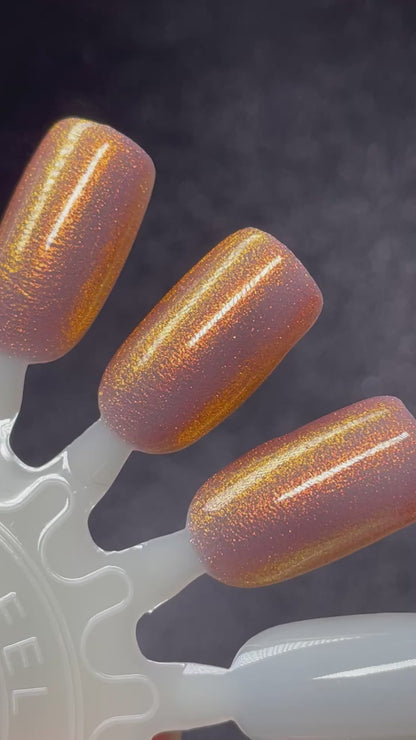 Foxy - Brown Nail Polish - Shimmer Nail Polish - Midwest Shiba Inu Rescue Charity Polish