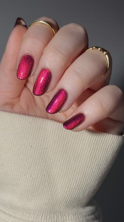 BLOODY MARY x3 - Black Nail Polish - Magnetic Nail Polish - Shimmer Nail Polish - Ghostly Collection - Halloween 2025