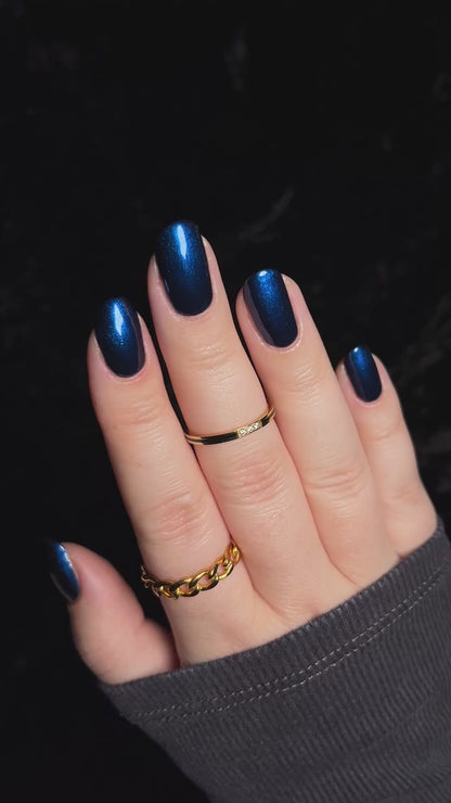 COMING SOON 10/9: Thunderbolt - Black Nail Polish - Shimmer Nail Polish - Polished Jewel Society Facebook Group Exclusive 2026