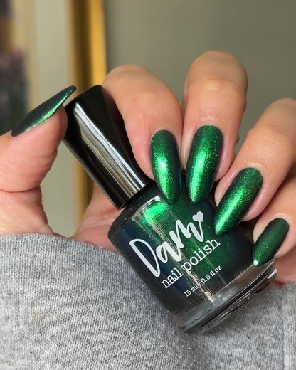 I Call Boo-sh*t - Black Nail Polish - Shimmer Nail Polish - Ghostly Collection - Halloween 2025