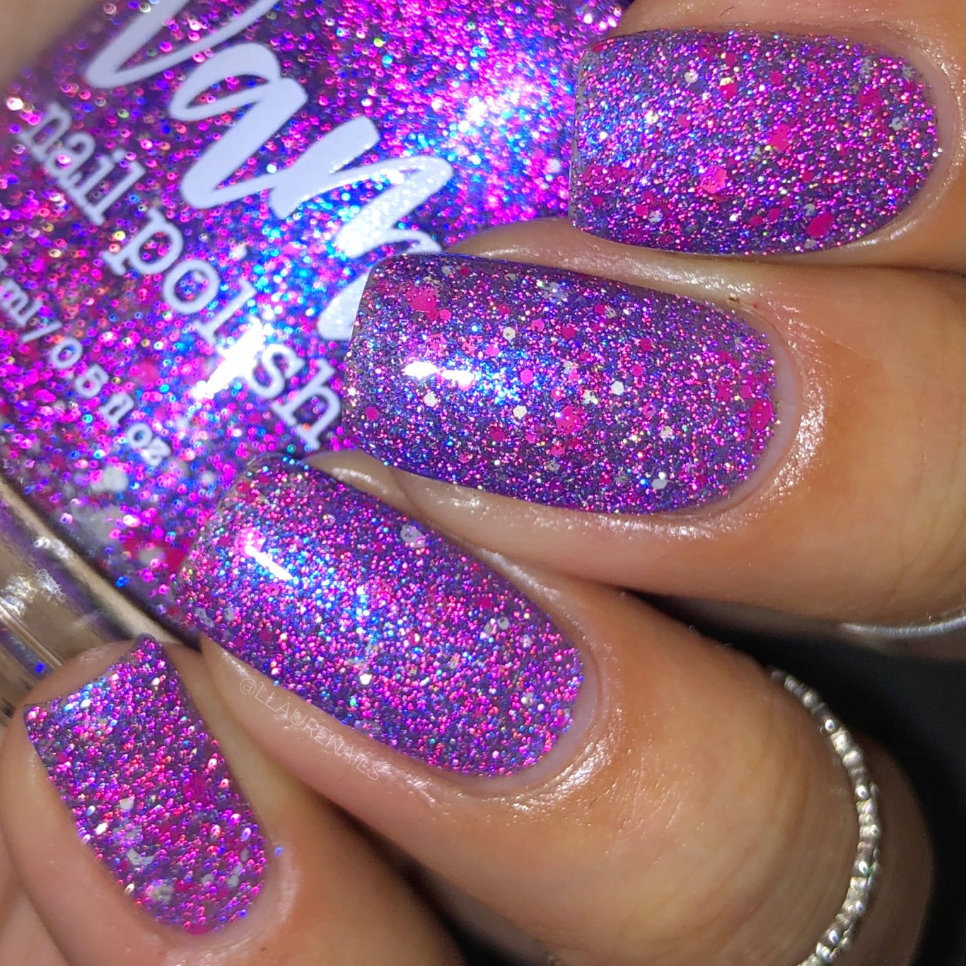 Veronica - Purple Reflective Nail Polish - Survivor Series