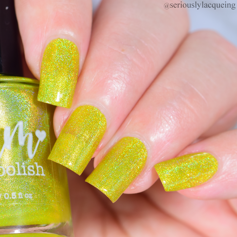 Yep It’s Yellow - Seriously Rainbows - Holographic Nail Polish - Dam Nail Polish