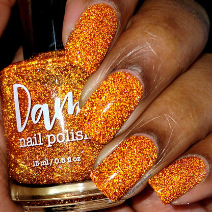 Jams & Jellies Collection - Rainbow Reflective Glitter Nail Polish - Dam