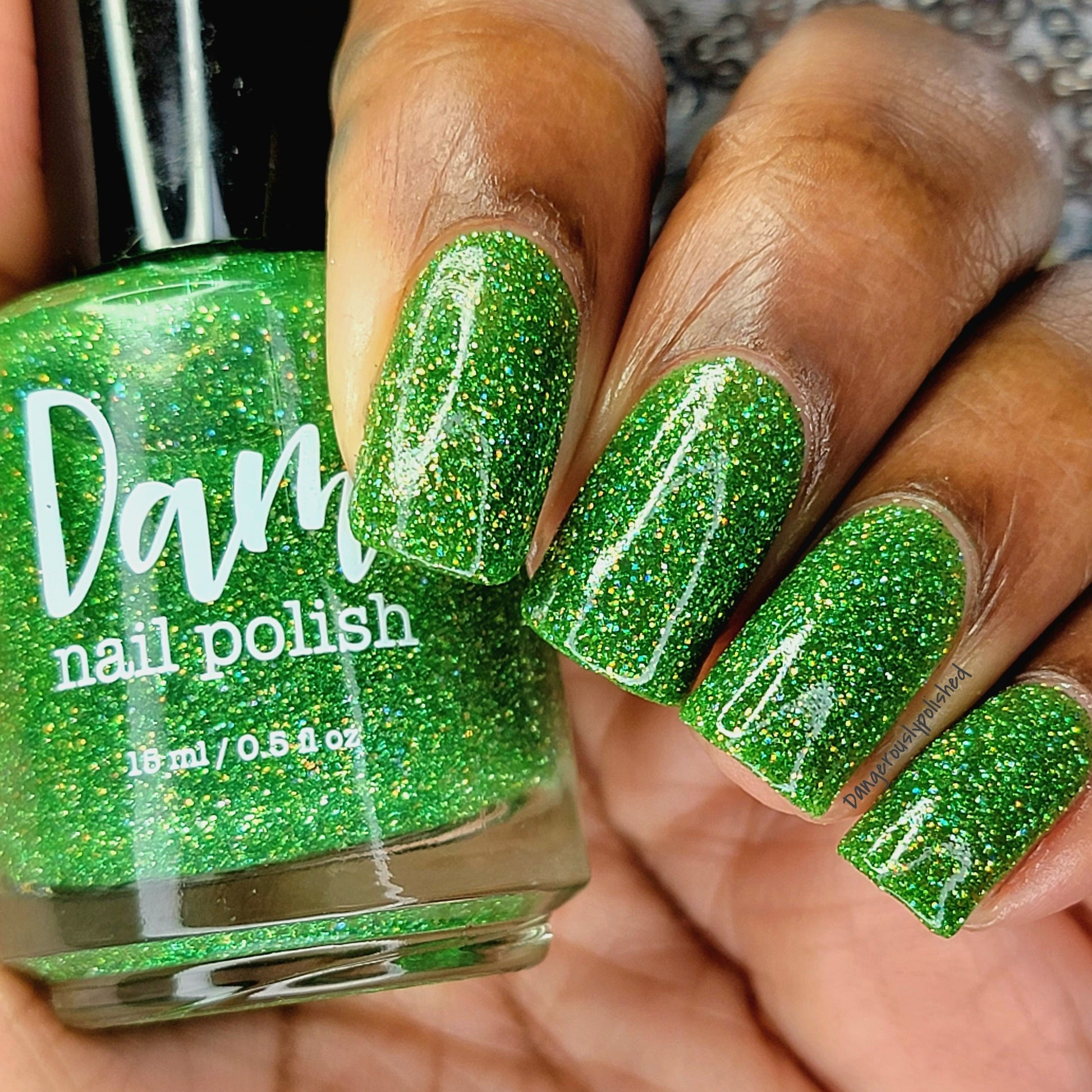 Jams & Jellies Collection - Rainbow Reflective Glitter Nail Polish - Dam