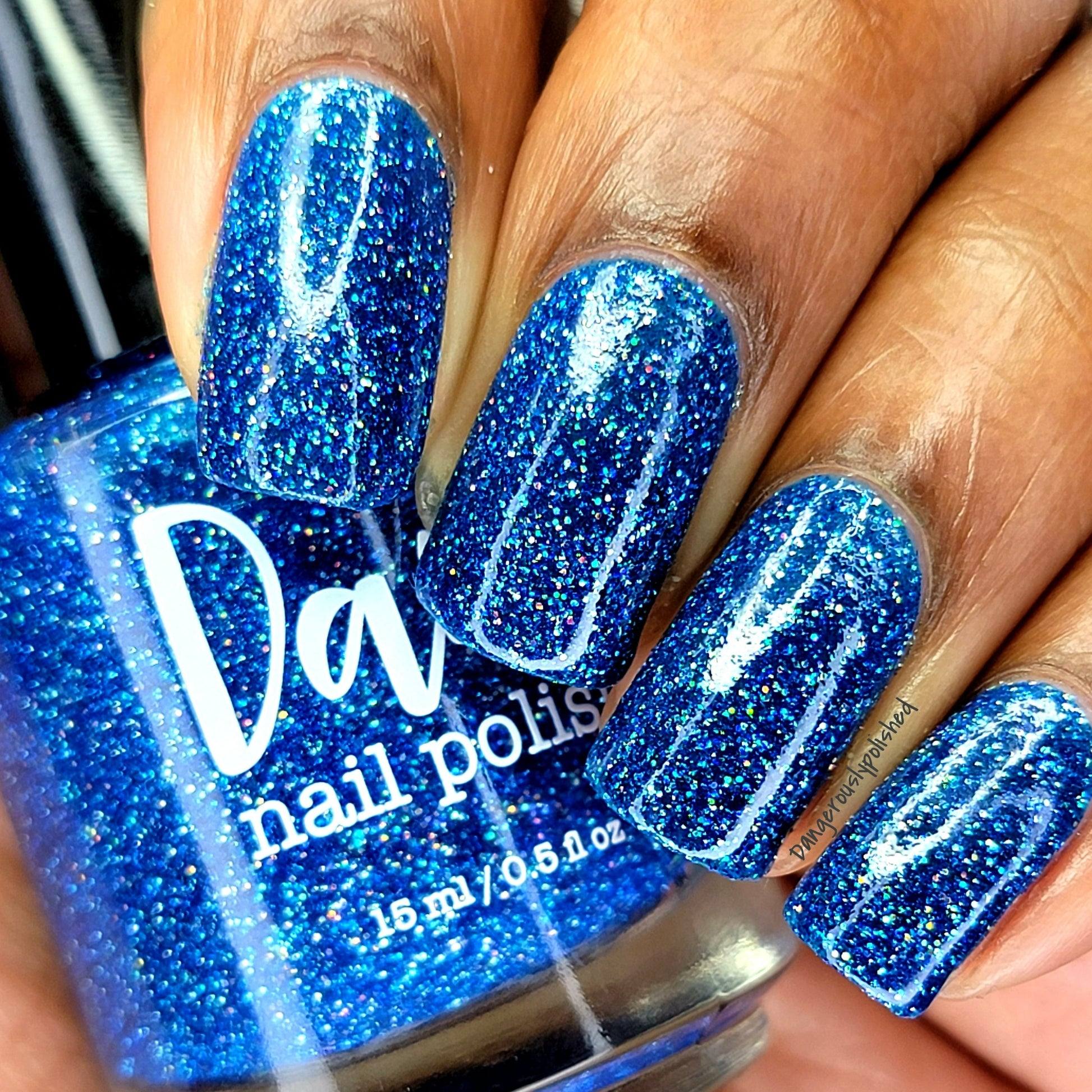 Blueberry Jam - Jams & Jellies Collection - Blue Reflective Glitter Nail Polish - Dam