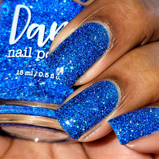 Blueberry Jam - Jams & Jellies Collection - Blue Reflective Glitter Nail Polish - Dam