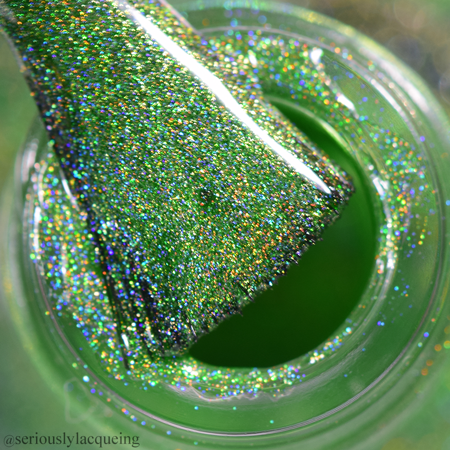 Gotta be Green - Seriously Rainbows - Holographic Nail Polish - Dam Nail Polish