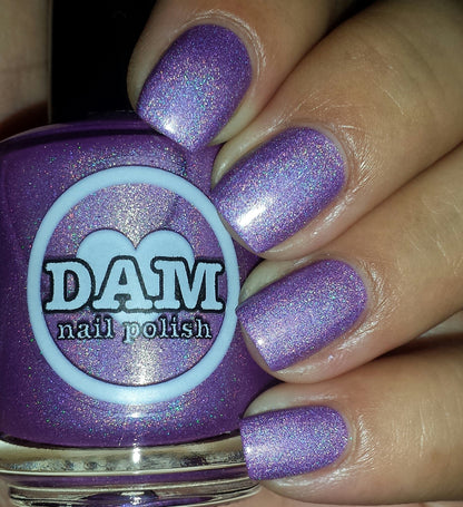 You Had Me @ Holo - Purple Holographic Nail Polish - Dam Nail Polish