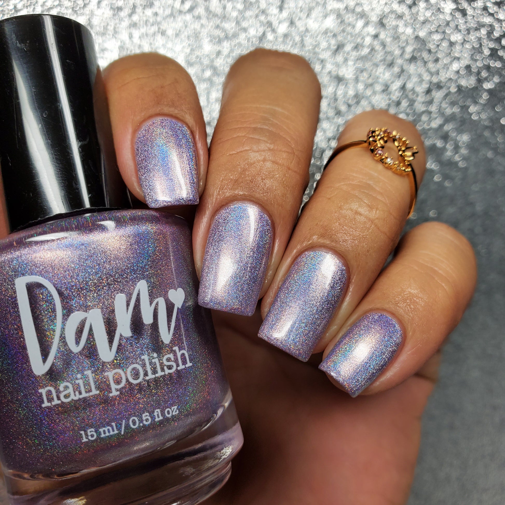 Lavender Jade - Jewelry Box Holos - Holographic Nail Polish - Dam