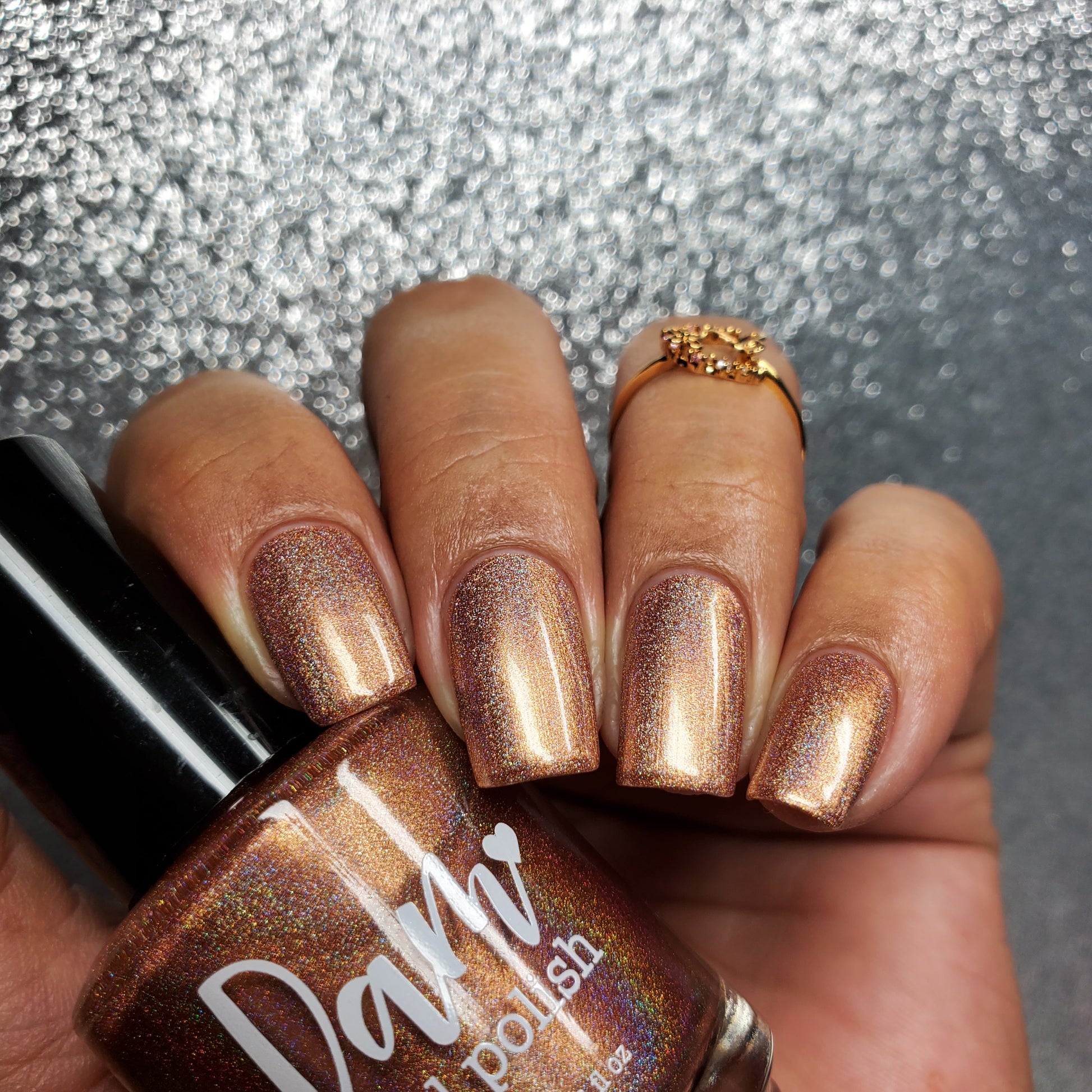 Copper - Jewelry Box Holos - Holographic Nail Polish - Dam