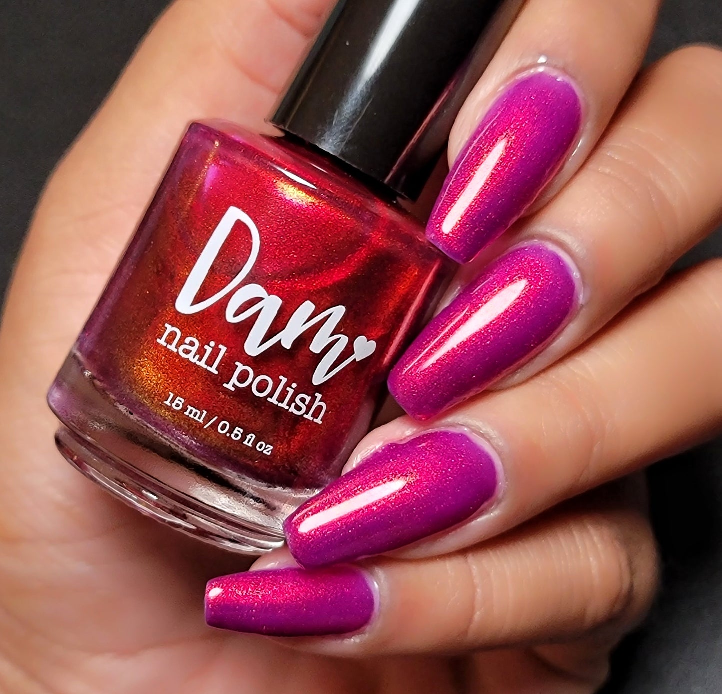 Jingle Berries - Red Shimmer Nail Polish - Polish of the Month - Nov 2022