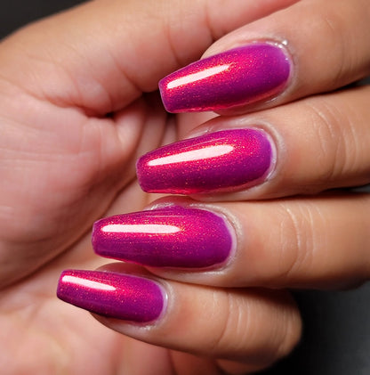 Jingle Berries - Red Shimmer Nail Polish - Polish of the Month - Nov 2022